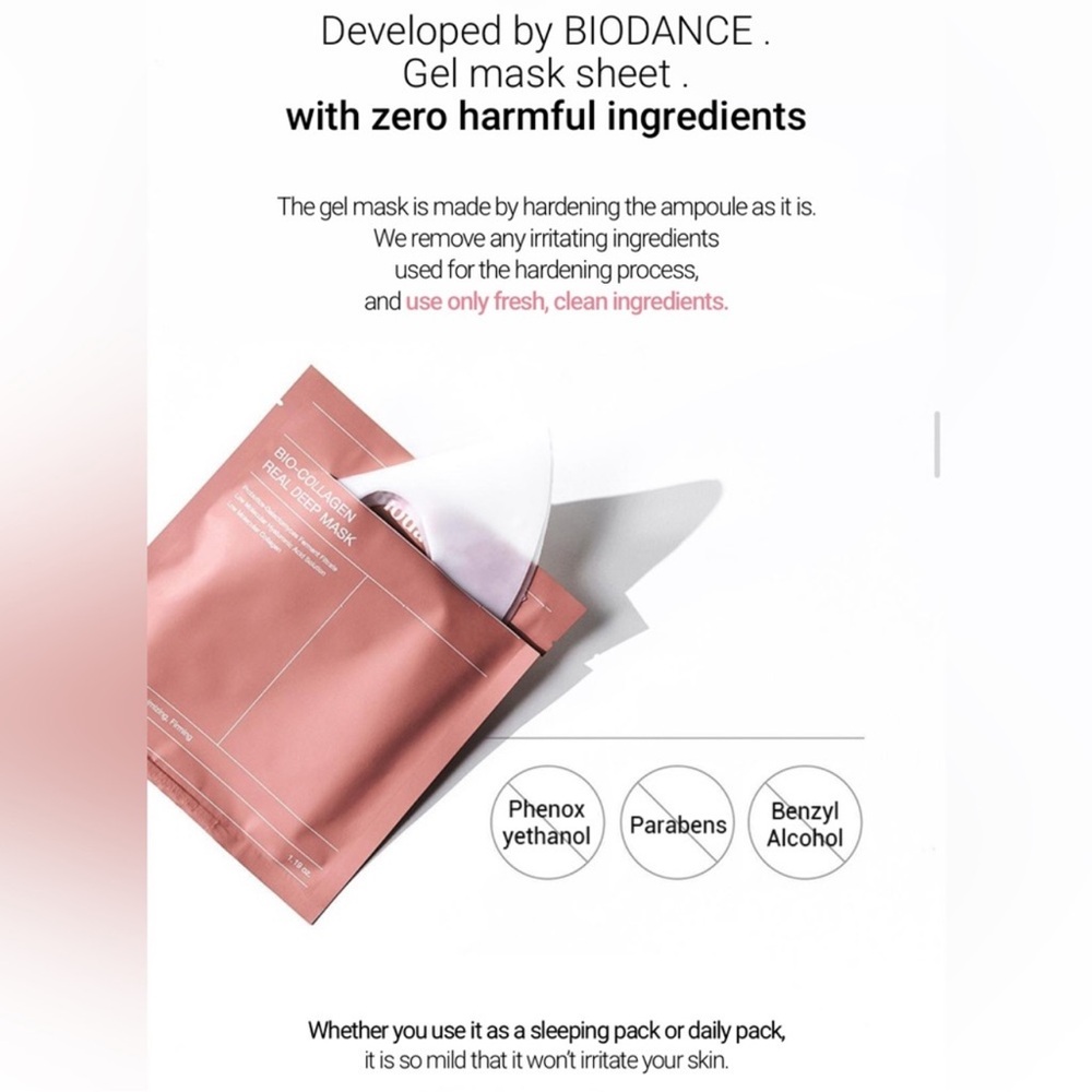 Bio-Collagen Real Deep Mask - 4 Pack - Picture 7 of 12